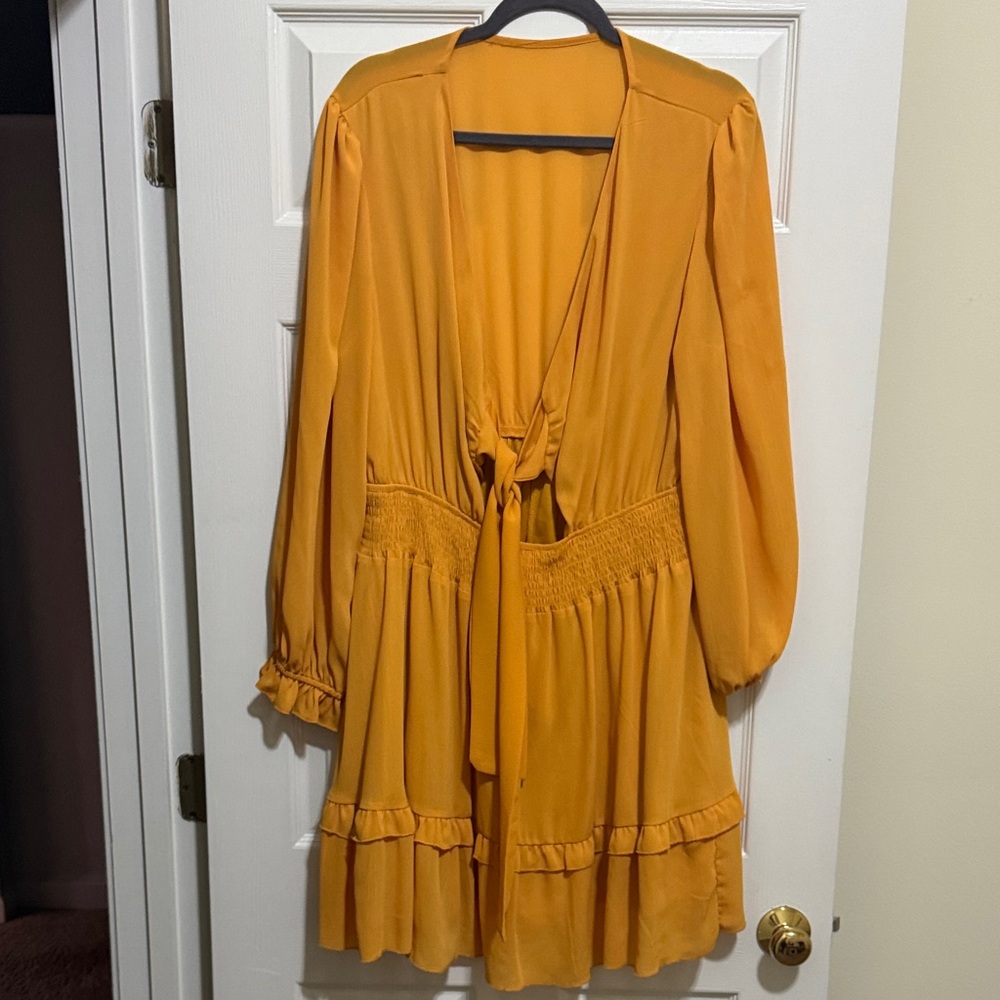 Elegant Orange Women's Romper